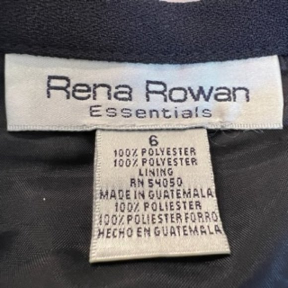 Rena Rowan Women's Skirt 6 Dark Blue - Picture 12 of 14